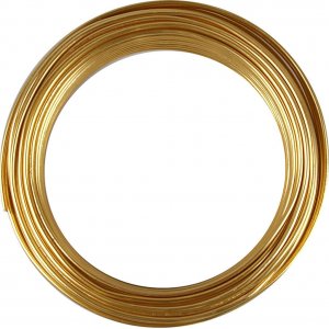 Fil d'aluminium - Ø3 mm - doré - 29 m Fil d'aluminium - Ø3 mm - doré - 29 m