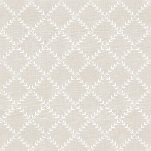 Toile cirée à motif de feuilles - Lin/blanc Toile cirée à motif de feuilles - Lin/blanc