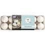 Oeufs en plastique - Blanc - 12 pcs