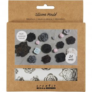 Moule en silicone Roses 0,8-4 cm Moule en silicone Roses 0,8-4 cm