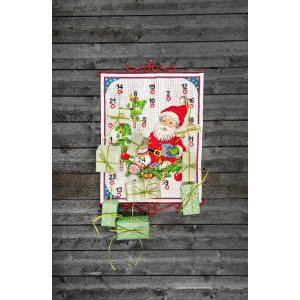 Calendrier du kit de broderie - Père Noël Calendrier du kit de broderie - Père Noël