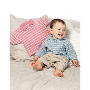 Patron tricot - Pull rayé manches longues ou courtes Patron tricot - Pull rayé manches longues ou courtes