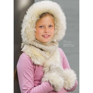 Patron tricot - Col avec capuche et mitaines Patron tricot - Col avec capuche et mitaines
