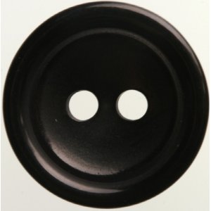 Bouton Rond 2 trous 15 mm 4pcs - Noir Bouton Rond 2 trous 15 mm 4pcs - Noir