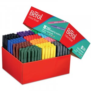 Stylo fibre Berol - Color Broad - 288 stylos Stylo fibre Berol - Color Broad - 288 stylos