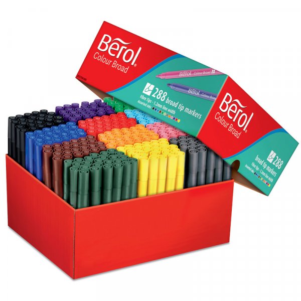 Stylo fibre Berol - Color Broad - 288 stylos
