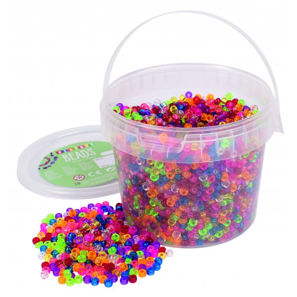 Petites perles du Congo transparentes - 450 g