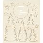 Figurines en bois  faire soi-mme - Sapins de Nol