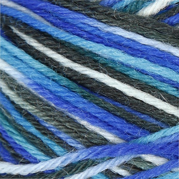 Fil à chaussettes - harmonie bleu/turquoise - 50 g Fil à chaussettes - harmonie bleu/turquoise - 50 g