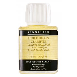 Huile médium Sennelier - Huile de Lin Clarifiée Huile médium Sennelier - Huile de Lin Clarifiée