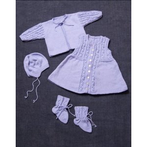 Patron tricot - Cardigan, robe, bonnet et chaussettes Patron tricot - Cardigan, robe, bonnet et chaussettes