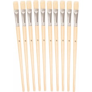 Brosse à poils no. 18 à 10 pièces Brosse à poils no. 18 à 10 pièces
