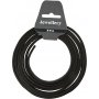 Bracelet en cuir - noir - 2 m