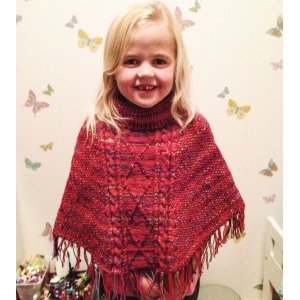 Patron tricot - Poncho enfant tricoté Patron tricot - Poncho enfant tricoté