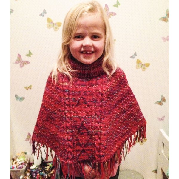Patron tricot - Poncho enfant tricot
