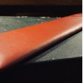 Image client Simili cuir nappa Bordeaux - 140 cm