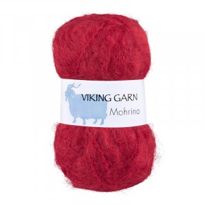 Fil Viking Mohrino 50g - Rouge (560) Fil Viking Mohrino 50g - Rouge (560)