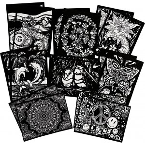 Images en velours - 16 pcs Images en velours - 16 pcs