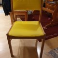 Image client Tissu d'ameublement Vinyle / Cuir Artificiel Jaune - 140 cm