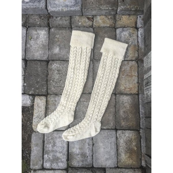 Patron tricot - Chaussettes longues tricotes