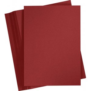 Carton coloré - rouge foncé - A4 - 180 g - 100 feuilles Carton coloré - rouge foncé - A4 - 180 g - 100 feuilles