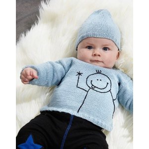 Patron tricot - Pull tricoté avec bonhomme allumette et bonnet (12026-N) Patron tricot - Pull tricoté avec bonhomme allumette et bonnet (12026-N)