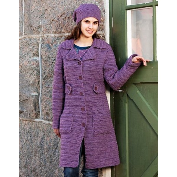 Patron tricot - Manteau et bonnet au crochet