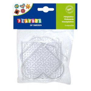 Petites assiettes en perles transparentes Petites assiettes en perles transparentes