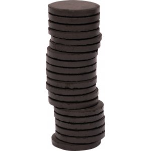 Rondelles de couleur ø 30 mm - noir - 20 pcs Rondelles de couleur ø 30 mm - noir - 20 pcs