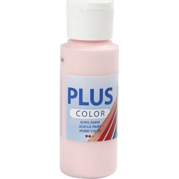 Peinture Plus Color Hobby - rose tendre - 60 ml