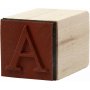 Timbres - lettres et chiffres - 20 x 20 mm - 45 pcs