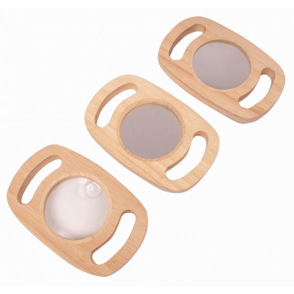 Pack de 3 panneaux de couleur - miroir/transparent