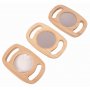 Pack de 3 panneaux de couleur - miroir/transparent