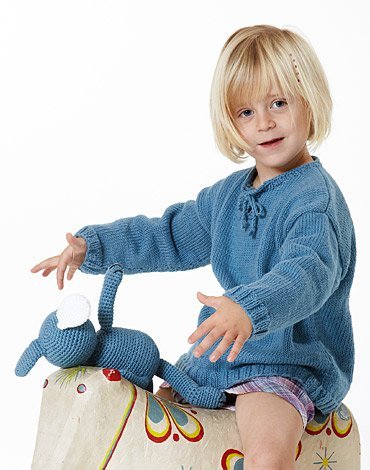 Patron tricot - Pull tricot avec fente