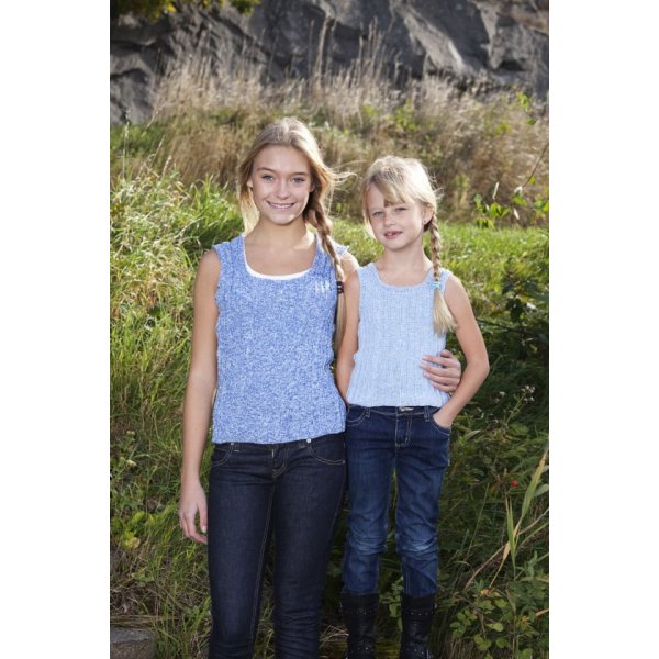 Patron de tricot - Haut en tricot textur (tailles junior 2)