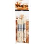 Pinceaux pour pochoirs - ronds - 3 pcs