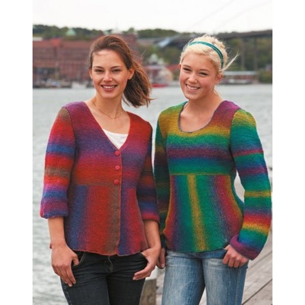 Patron tricot - Cardigan et pull point mousse