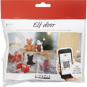 Mini Kit DIY Porte du Père Noël - Cadeaux de Noël Mini Kit DIY Porte du Père Noël - Cadeaux de Noël
