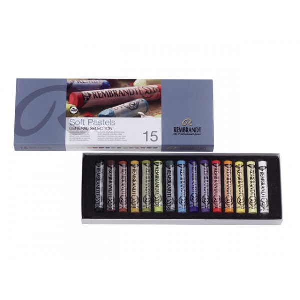 Crayons de couleur Pastel Tendre - 15 pcs