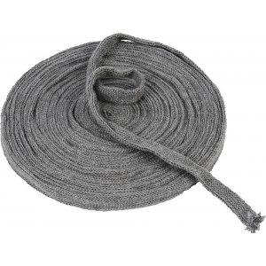 Tissu tricoté tubulaire - L15 mm - gris - 10 m Tissu tricoté tubulaire - L15 mm - gris - 10 m