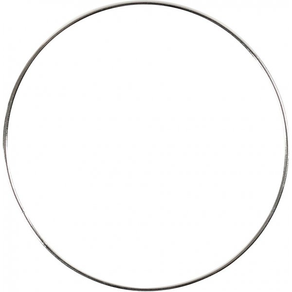 Bague en métal - argent - Ø7 cm - 10 pcs Bague en métal - argent - Ø7 cm - 10 pcs