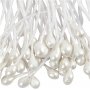 Pistil pour Fleurs - Blanc - nacre - 100 pcs