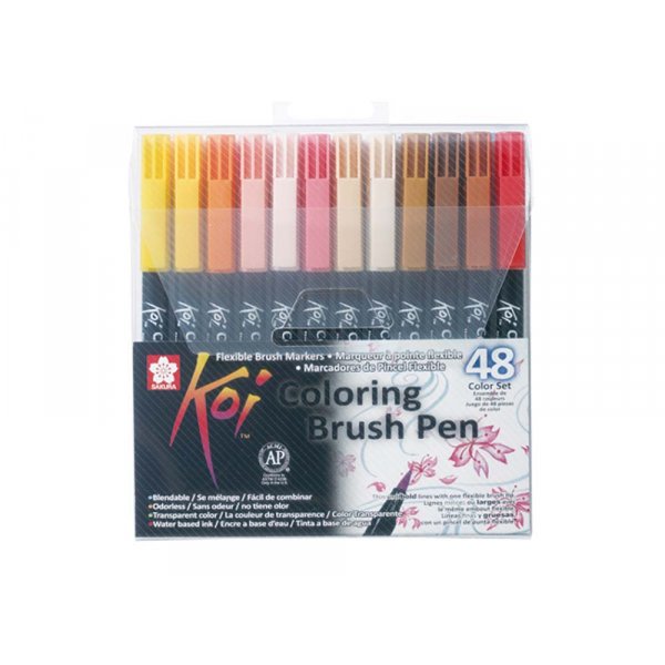 Stylo pinceau Koi Color - 48 stylos