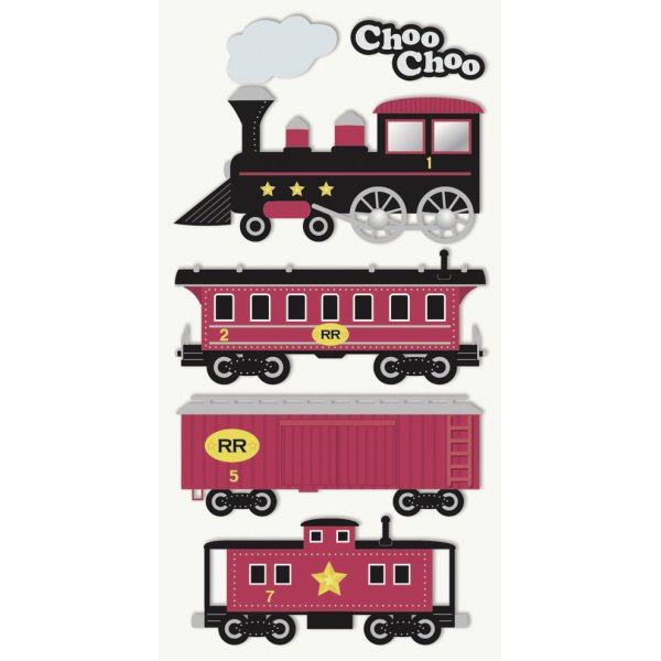 Mlange d\\\'autocollants - Train