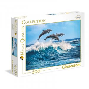 Puzzle HQ Collection 500 pièces - Dauphins Puzzle HQ Collection 500 pièces - Dauphins