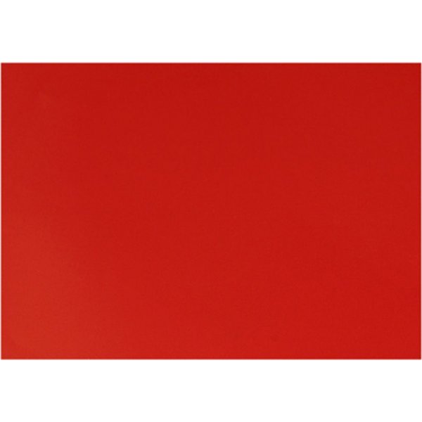 Papier glac - rouge - 25 feuilles