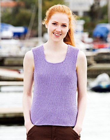 Patron de tricot - Haut en tricot textur (tailles junior 1)