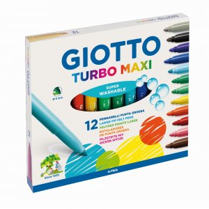 Feutres Giotto Turbo Maxi - paquet de 12 Feutres Giotto Turbo Maxi - paquet de 12