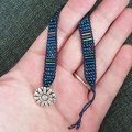 Image client Perles en tige 6,8 x 2,2 mm - mélange bleu 13 g couleur arc-en-ciel