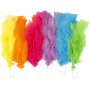 Duvet sur fil d'acier - couleurs mlanges - 18 x 3 pcs